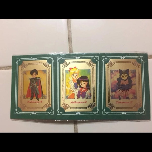 SailorMoon 2 Decks of Playing Cards & 6 Gold Cards - Picture 10 of 13